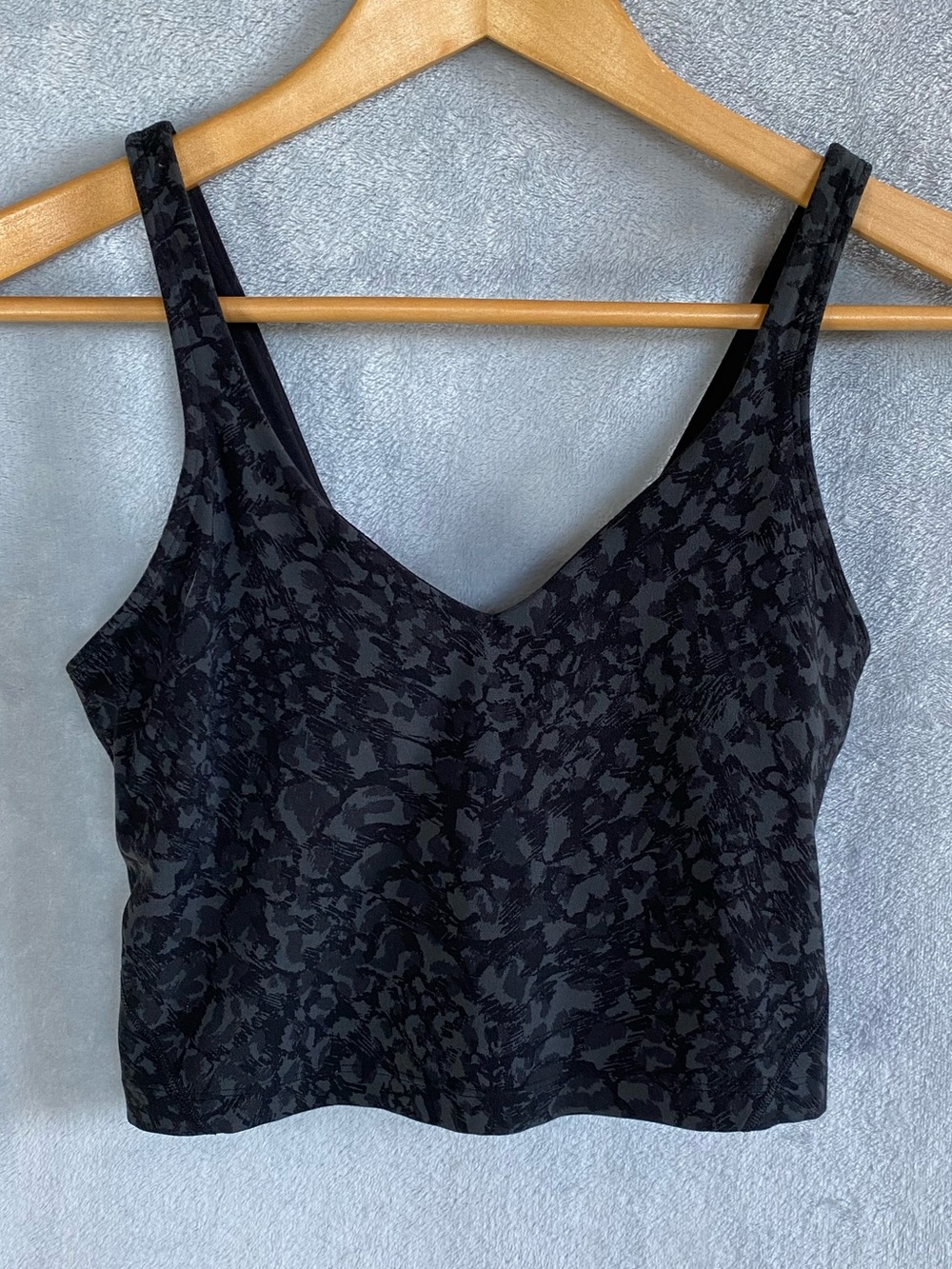 Lululemon Align Tank Black Leopard Camo Nulu Yoga Athleisure Top